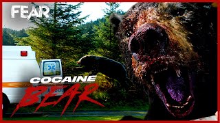 Cocaine Bear Chases An Ambulance! | Cocaine Bear | Fear