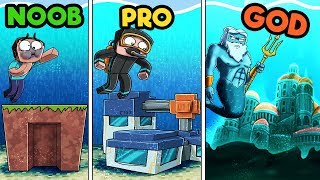 Minecraft - SECRET VAULT CHALLENGE! (NOOB vs. PRO vs 