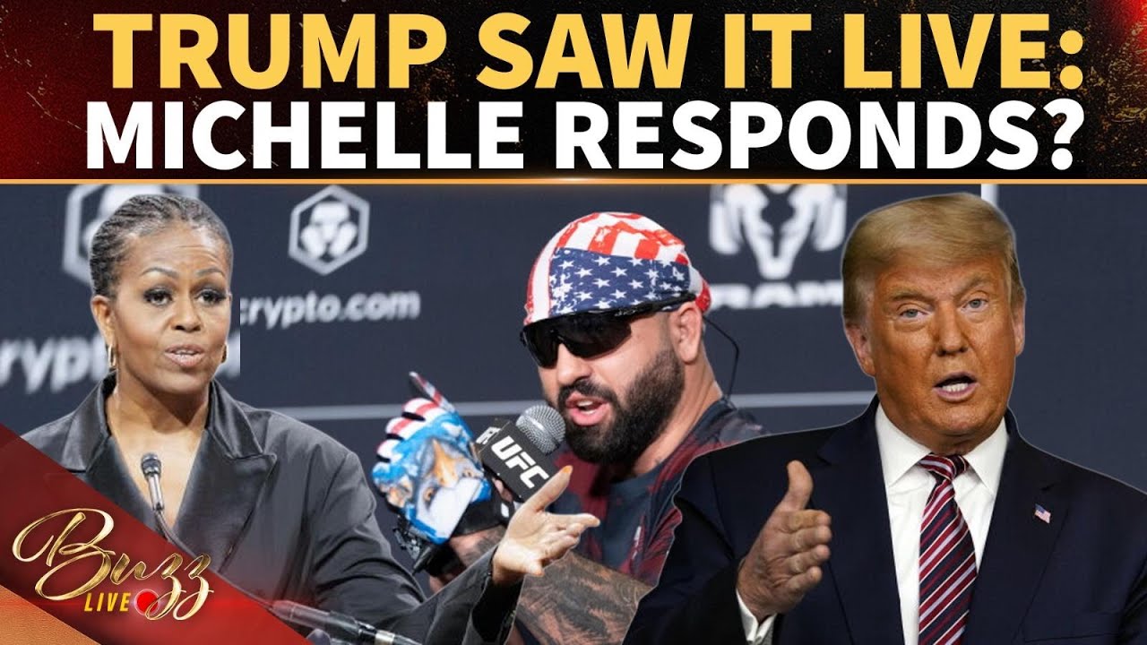 Trump's Reaction To Josh Hokit's Michelle Remark Goes Viral As Mrs Obama REACTS