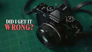 first impressions of the Nikon ZF