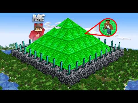 I Trolled My Brother with GIANT illegal Base in Minecraft..!