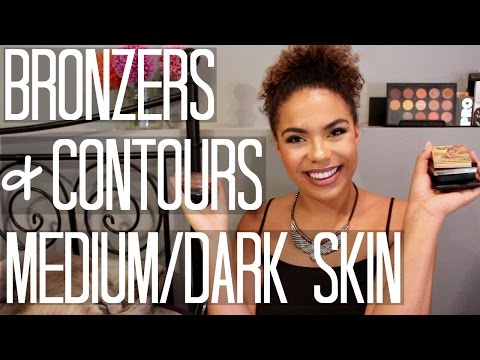 Bronzers and Contour For Tan & Deep Skin! | samantha jane Video