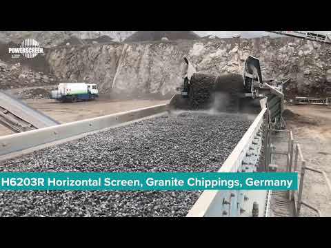 H6203R Horizontal Screen | Screening Granite Chippings