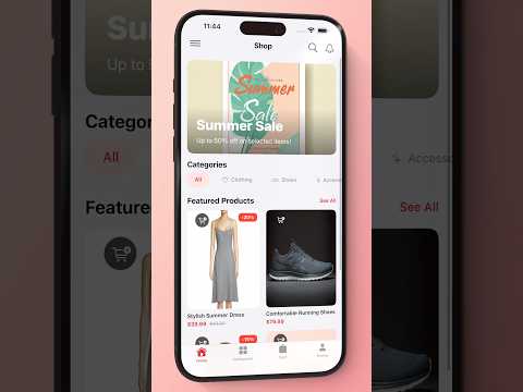 SwiftUI Modern E-Commerce iOS App Template 🛍️🤑