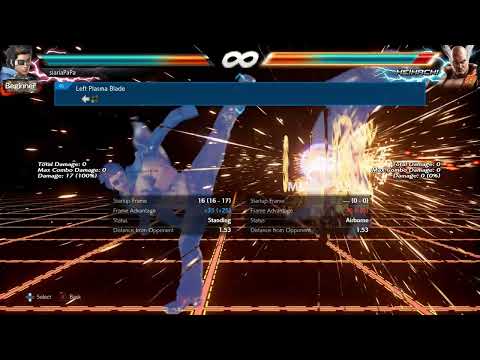 046. Left Plasma Blade Movement Frame Data