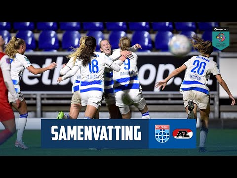 Samenvatting PEC Zwolle Vrouwen - AZ Vrouwen | Vrouwen Eredivisie