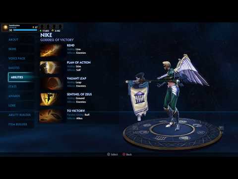 Nike - Smite Ability/Item Build (patch 4.10)