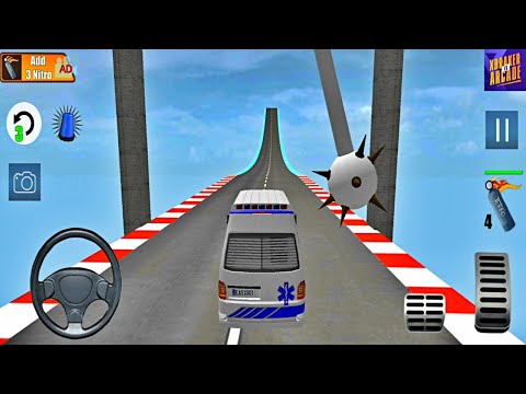 Ambulance Stunt Car Racing - Impossible Tracks - New Android Gameplay