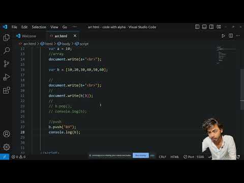 Introduction To Arrays Javascript Tutorial Codewithalpha
