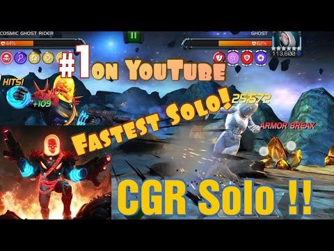 CGR vs Ghost Summer of pain week 9 | Fastest solo | #cgr #mcoc #week9sop #cgrsolo #Howtobeatghost