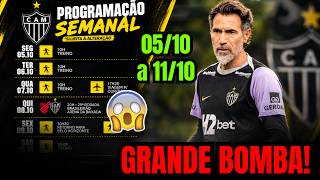 GALO DEFINE LOGÍSTICA E PROGRAMAÇÃO SEMANAL DO DIA 05/10 a 11/10 | TREINOS, JOGOS E VIAGENS