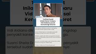 NETIZEN GEGER! Wajah Vidi Aldiano Terlihat Pucat seusai Kemoterapi Kanker Ginjal Disorot
