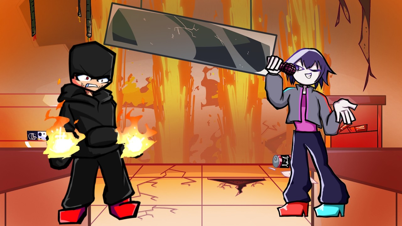 genocide lee mix but harusyan and shin sing it  【FNF】