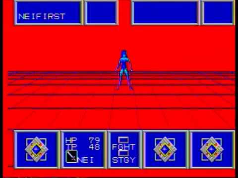 Nei defeats Neifirst - Phantasy Star II