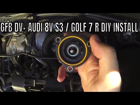 GO FAST BITS GFB DV+ T9359 DIVERTER VALVE **HOW TO DIY INSTALL VIDEO** GOLF 7 R AUDI 8V S3 MQB
