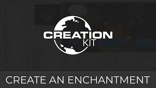 Creation Kit Tutorial (Create an Enchantment)