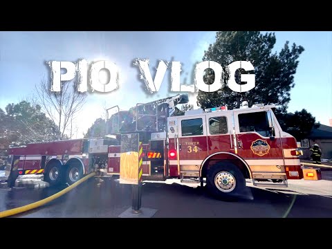 PIO Vlog - Ice Rescue and House Fire