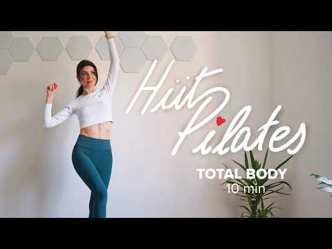 10Min HIIT PILATES Standing | Full Body Toning Workout Without Unrolling Your Mat