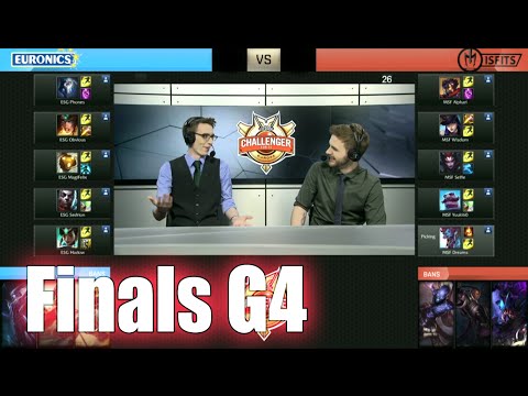 Euronics Gaming vs Misfits | Game 4 Finals of 2016 EUCS Summer Qualifiers | ESG vs MSF G4