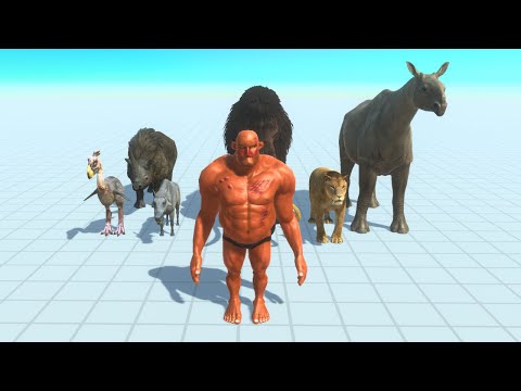 HILL GIANT vs All PREHISTORIC MAMMALS - Animal Revolt Battle Simulator