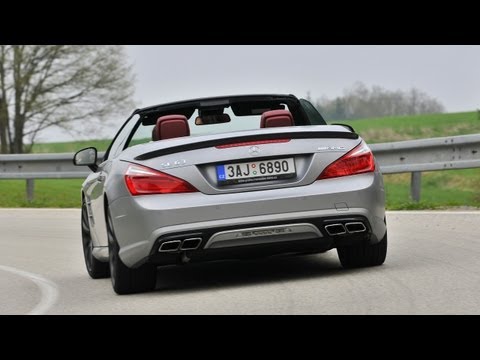 Mercedes SL 63 AMG 2013 - tiny driving moments from testing