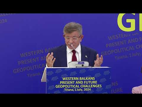 Ahmet Davutoglu në Forumin Rajonal “Ballkani dhe sfidat gjeopolitike të së sotmes dhe së ardhmes”