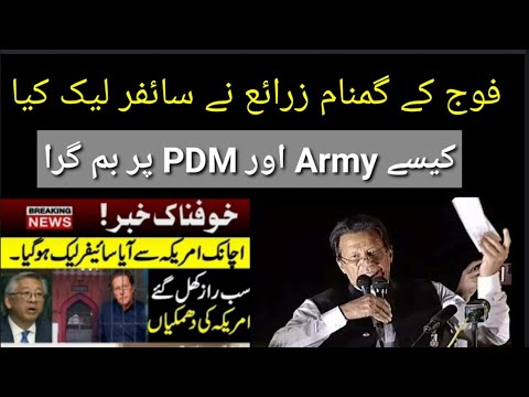 Cypher Pakistan Leak by Pakistan Army | The Intercept Claim | Yasir Mehmood