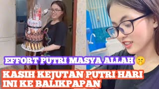Download lagu PUTRI BERI SURPRISE KE BALIKPAPAN ‼️ Effort Untuk Keluarga Selalu Tak Berubah 🤫 mp3