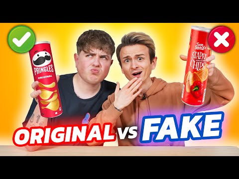 ORIGINAL vs FAKE! I Wer erkennt das richtige ESSEN? 🙀 I mit Smiley