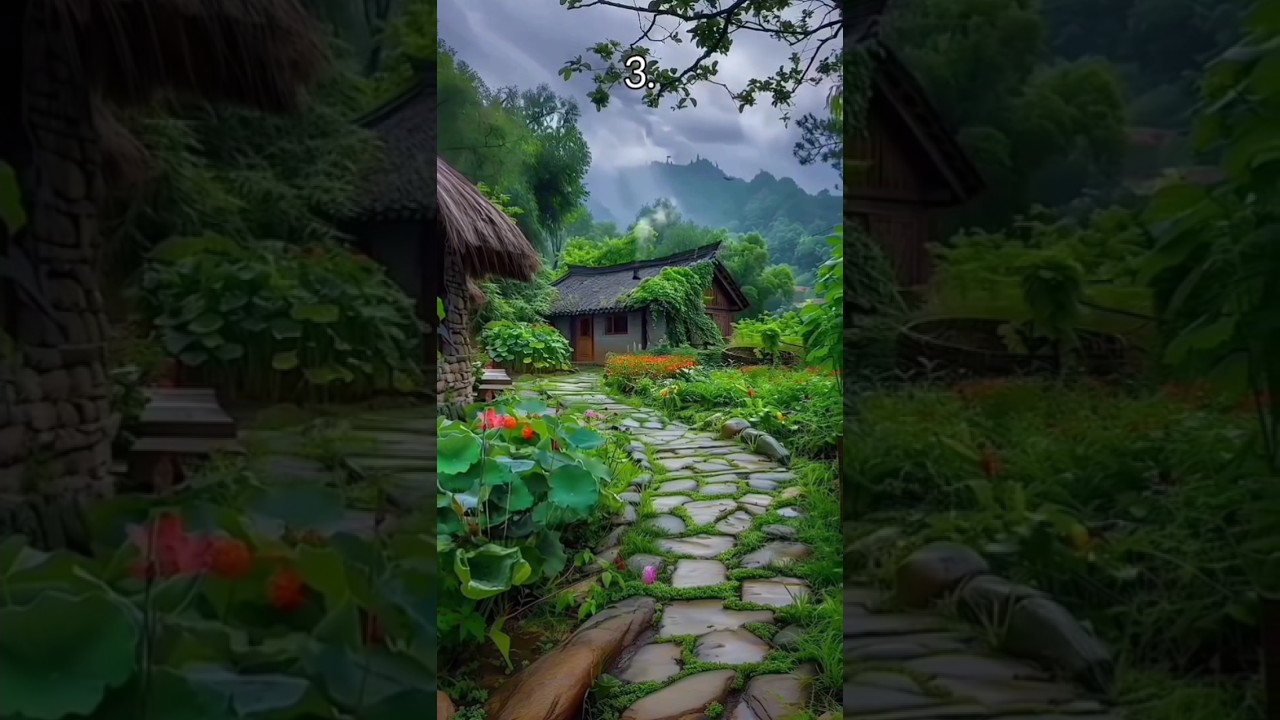 Where would you enjoy nature forever...?✨🌿 #aesthetic #aurora #relaxing #vibes #asmr