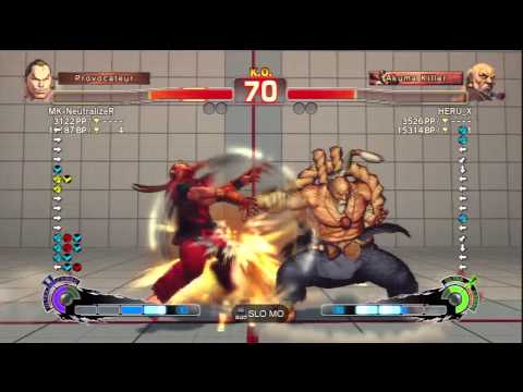 MK-NeutralizeR [Dan] Vs HERU_X [Gouken] SSF4 AE Online Ranked Matches - PSN