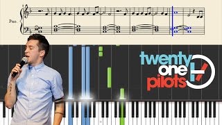 twenty one pilots: A Car, A Torch, A Death - Piano Tutorial + SHEETS