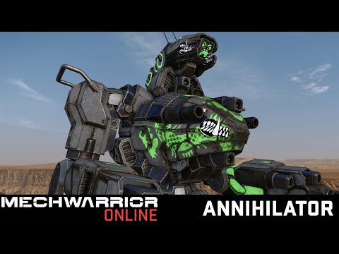 QUAD LB10X Annihilator Push - Mechwarrior Online