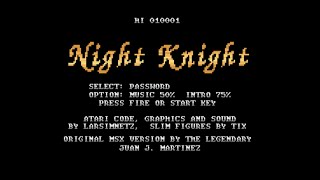 ATARI XL / XE += NIGHT KNIGHT += NEW GAME - HALLOWEEN 2023