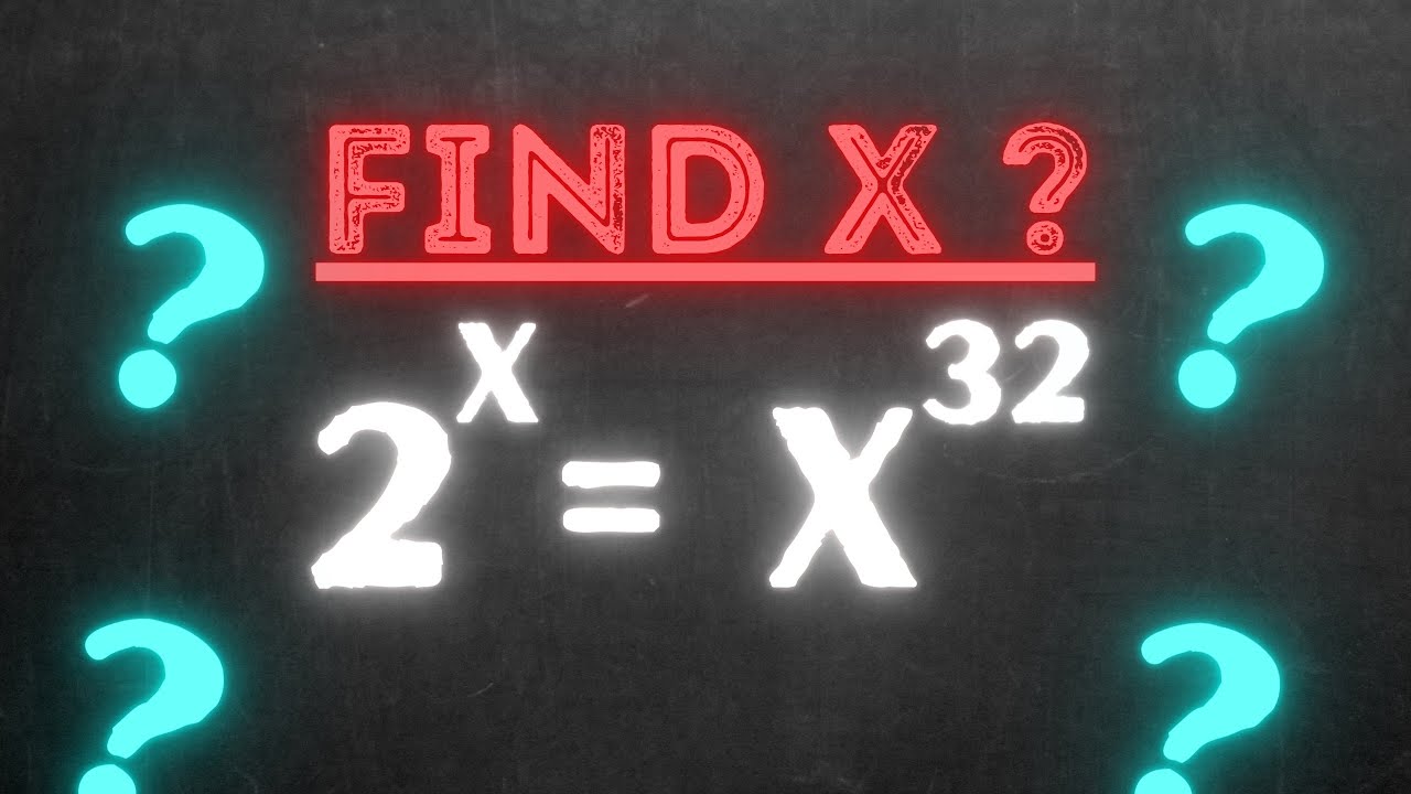 How to solve Exponential Math Problems