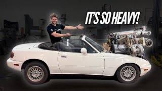 Dropping the 12 Rotor into a Miata! Will It Fit?!