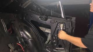 68 Chevelle Quarter Glass and Regulator Remove and Replace