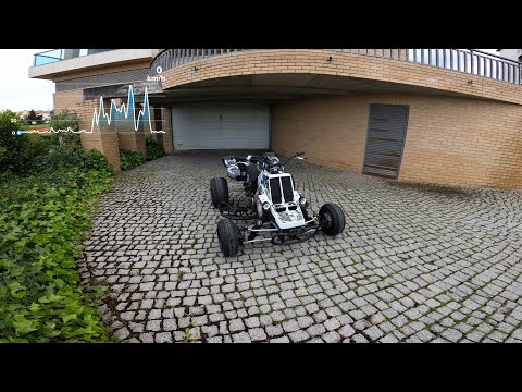 Yamaha Banshee Kit Athena 392cc Acceleration | Sound 4K