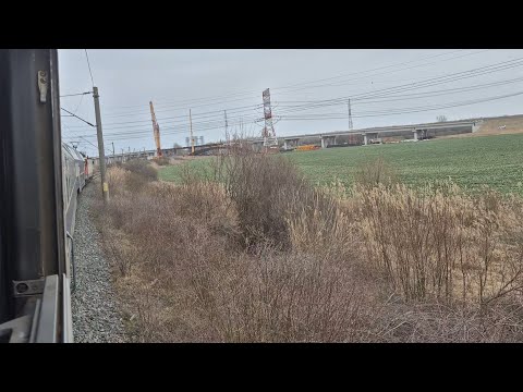 Călătorie feroviară/Train ride - Brăila-Barboși - IR 1573 București Nord - Galați