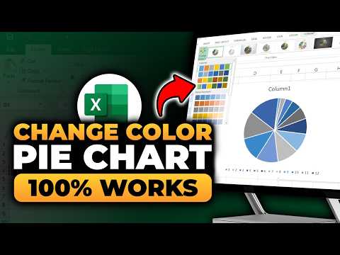 How To Change The Colour Of Pie Chart in Excel (FAST & EASY) | Change Pie Chart Color in MS Excel