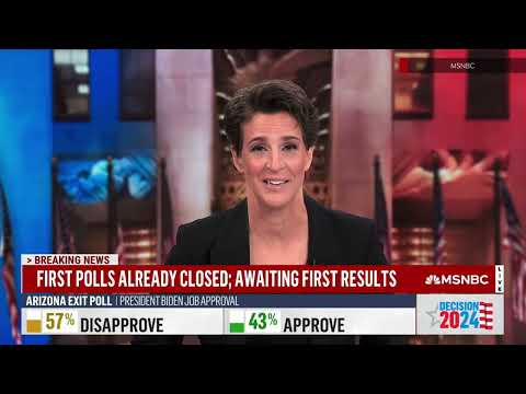 MSNBC 'Decision 2024' election night cold open intro