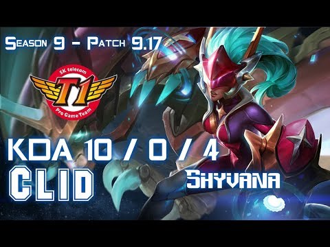 SKT T1 Clid SHYVANA vs GRAGAS Jungle - Patch 9.17 KR Ranked