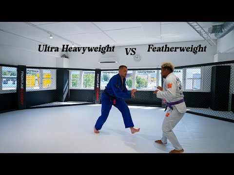 Does size really matter in Jiujitsu? Ultra heavyweight vs featherweight