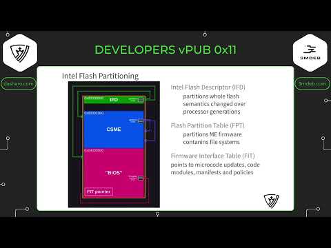 vPub 0x11 - Intel Firmware Tooling