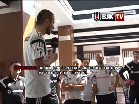Beşiktaşlı futbolcuların neşeli görüntüleri
