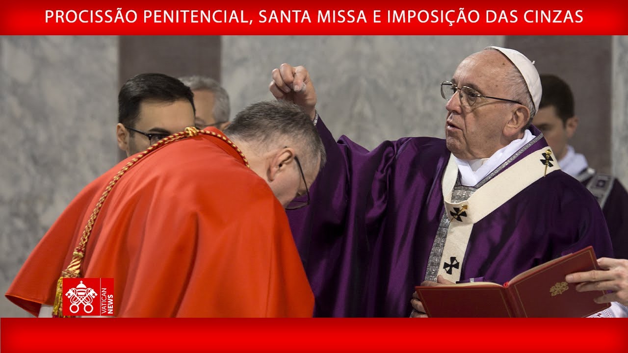 14 de fevereiro 2024, Procissão penitencial, Santa Missa e imposição das Cinzas | Papa Francisco