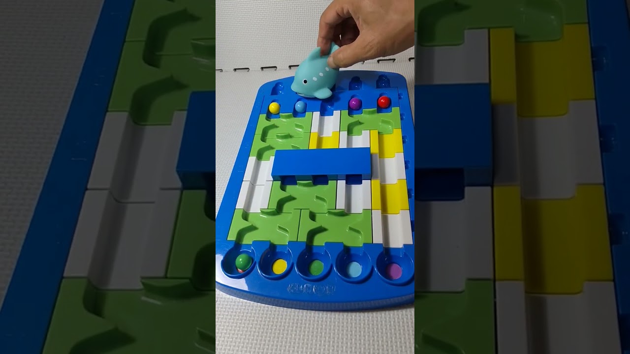 Marble Run ASMR ☆☆♫ Marble Rolling & Color Ball ♡▨_ ▷[▽     #Shorts