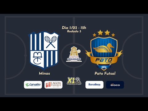 MINAS 3 X 3 PATO FUTSAL - SUPER COPA GRAMADO 2023 - RODADA 3