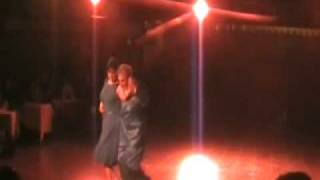 Elina Roldan and El Pibe Sarandi tango  exhibition at La Virtuta