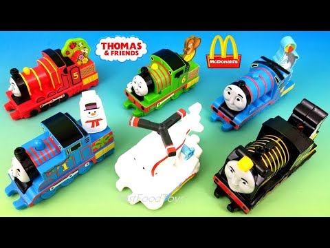 2019 FULL WORLD SET McDONALD'S THOMAS & FRIENDS TRAIN HAPPY MEAL TOYS 6 PERCY JAMES HIRO GORDON ASIA